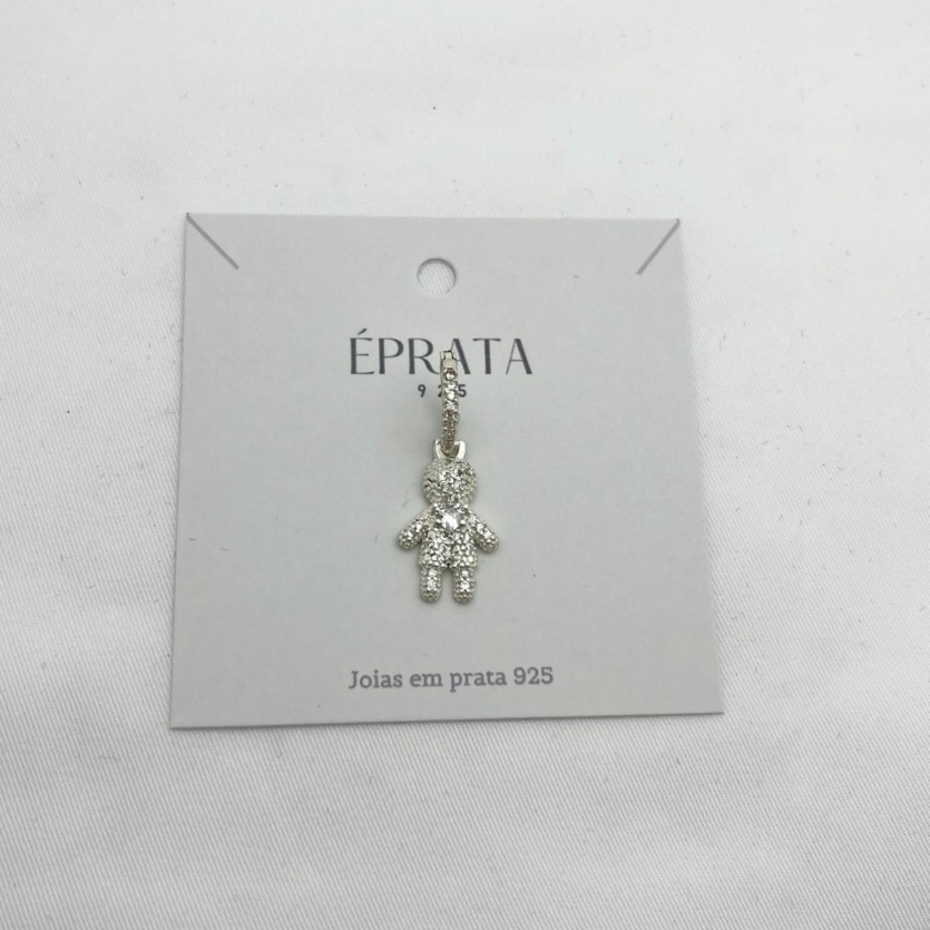 Pingente filho cravejado luxo prata 925