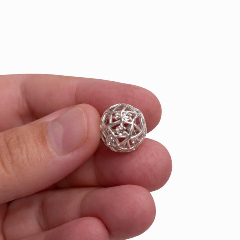 BERLOQUE FILEGRAMA SEPARADOR ESTRELA PRATA 925