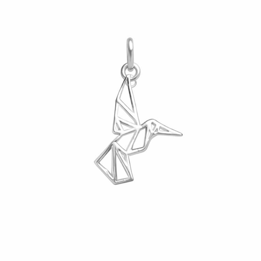 Pingente Beija Flor Geométrico